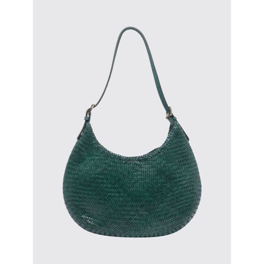 Dragon Diffusion Women Dragon Diffusion Mezza Luna Woven Leather Shoulder Bag